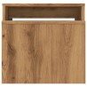Table basse chêne artisanal 100x48x40 cm bois d'ingénierie 581822581822
