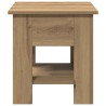 Table basse chêne artisanal 40x40x42 cm bois d'ingénierie 581824581824