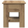 Table basse chêne artisanal 40x40x42 cm bois d'ingénierie 581824581824