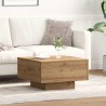 Table basse Chêne artisanal 55 x 55 x 31 cm 581825581825
