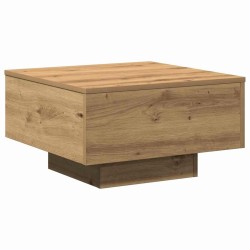 Table basse Chêne artisanal 55 x 55 x 31 cm 581825581825