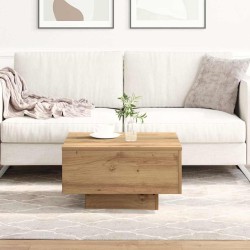 Table basse Chêne artisanal 55 x 55 x 31 cm 581825581825