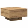 Table basse Chêne artisanal 55 x 55 x 31 cm 581825581825