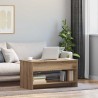 Table basse Chêne artisanal 80 x 50,5 x 41,5 cm 581828581828