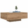 Table basse Chêne artisanal 85 x 55 x 31 cm Bois d'ingénierie 581831581831