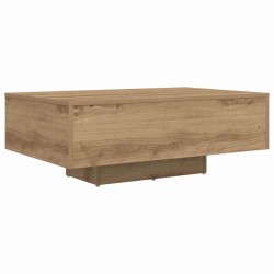 Table basse Chêne artisanal 85 x 55 x 31 cm Bois d'ingénierie 581831581831
