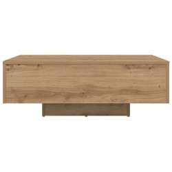 Table basse Chêne artisanal 85 x 55 x 31 cm Bois d'ingénierie 581831581831