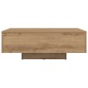 Table basse Chêne artisanal 85 x 55 x 31 cm Bois d'ingénierie 581831581831