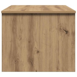 Table basse chêne artisanal 80x50,5x41,5 cm bois d'ingénierie 581832581832