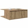 Table basse chêne artisanal 80 x 80 x 31 cm Bois d'ingénierie 581833581833