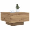 Table basse Chêne artisanal 55 x 55 x 31 cm Bois d'ingénierie 581834581834