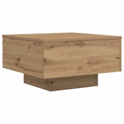 Table basse Chêne artisanal 55 x 55 x 31 cm Bois d'ingénierie 581834581834