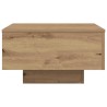Table basse Chêne artisanal 55 x 55 x 31 cm Bois d'ingénierie 581834581834