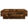Table basse Chêne fumé 90x90x28 cm Bois d'ingénierie 581835581835