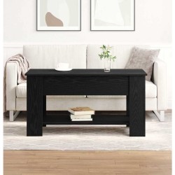 Table basse Chêne noir 101 x 49 x 52 cm Bois d'ingénierie 581836581836