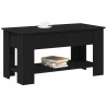Table basse Chêne noir 101 x 49 x 52 cm Bois d'ingénierie 581836581836
