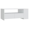 Table basse blanc 102x55x42 cm bois d'ingénierie 581841581841