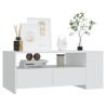 Table basse blanc 102x55x42 cm bois d'ingénierie 581841581841