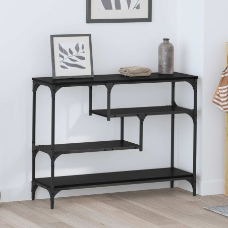 Table console Chêne noir 100 x 30 x 75 cm Bois d'ingénierie 581842581842