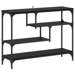 Table console Chêne noir 100 x 30 x 75 cm Bois d'ingénierie 581842581842