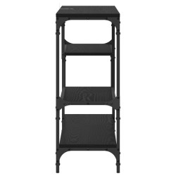 Table console Chêne noir 100 x 30 x 75 cm Bois d'ingénierie 581842581842