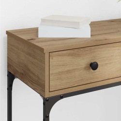Table console chêne artisanal 75 x 34,5 x 75 cm 581843581843