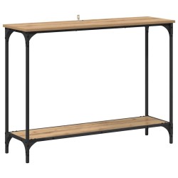 Table console chêne artisanal 101 x 30.5 x 75 cm 581844581844
