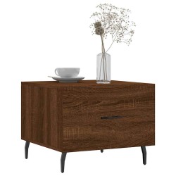 Table basse Chêne marron 50x50x40 cm Bois d'ingénierie 581847581847
