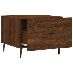 Table basse Chêne marron 50x50x40 cm Bois d'ingénierie 581847581847