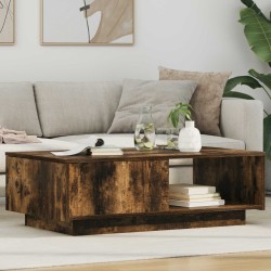 Table basse Chêne fumé 95 x 55 x 31 cm Bois d'ingénierie 581848581848