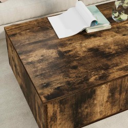 Table basse Chêne fumé 95 x 55 x 31 cm Bois d'ingénierie 581848581848