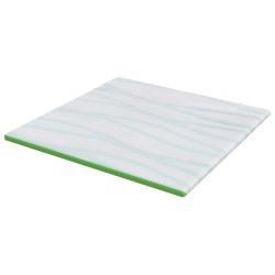 Surmatelas Blanc et vert 180 x 200 cm Tissu Jacquard 581849581849