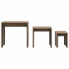 Table basse 3 pcs Chêne artisanal 60 x 35 x 56 cm 581850581850