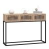 Table console 105x30x75 cm bois d'ingénierie et fer 581851581851