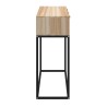 Table console 105x30x75 cm bois d'ingénierie et fer 581851581851