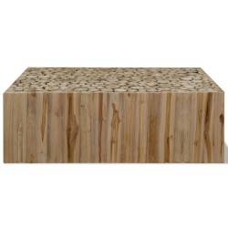 Table basse Teck véritable 90x50x30 cm 581852581852