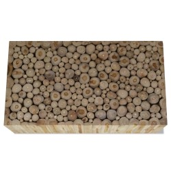 Table basse Teck véritable 90x50x30 cm 581852581852