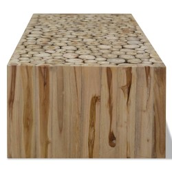 Table basse Teck véritable 90x50x30 cm 581852581852