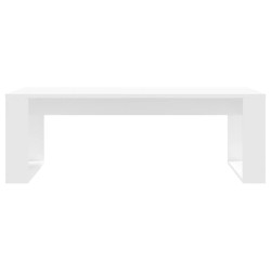 Table basse blanc 102x50x35 cm bois d'ingénierie 581853581853