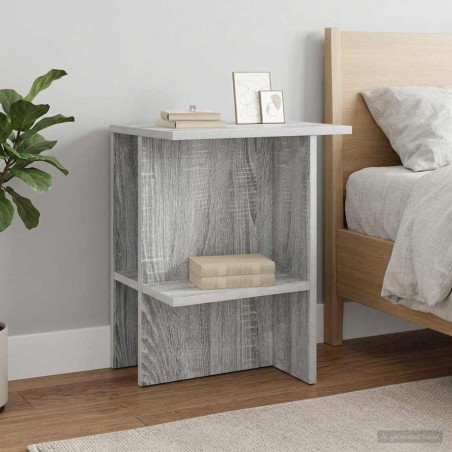 Table basse Sonoma gris 40 x 30 x 49 cm Bois d'ingénierie 581854581854