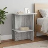 Table basse Sonoma gris 40 x 30 x 49 cm Bois d'ingénierie 581854581854