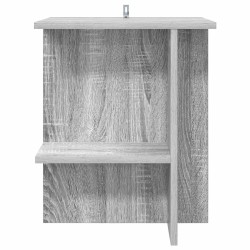 Table basse Sonoma gris 40 x 30 x 49 cm Bois d'ingénierie 581854581854