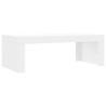 Table basse blanc 102x50x36 cm bois d'ingénierie 581856581856