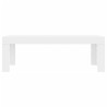 Table basse blanc 102x50x36 cm bois d'ingénierie 581856581856