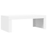 Table basse blanc 102x50x36 cm bois d'ingénierie 581856581856