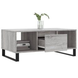 Table basse Sonoma gris 90x50x36,5 cm Bois d'ingénierie 581860581860