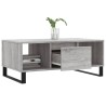 Table basse Sonoma gris 90x50x36,5 cm Bois d'ingénierie 581860581860