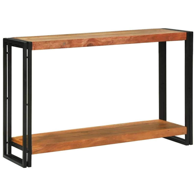 Table console Marron 120 x 33 x 75 cm Bois d'Acacia Massif 581861581861