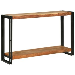 Table console Marron 120 x 33 x 75 cm Bois d'Acacia Massif 581861581861