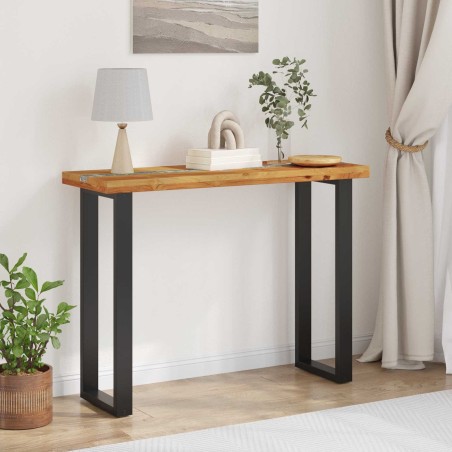 Table console Marron 100 x 35 x 75 cm Bois de teck massif 581862581862